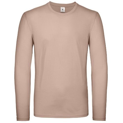 B & C Collection B&C #E150 Long Sleeve Millennial Pink